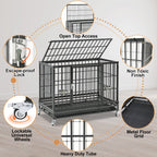 37 inch dog crate wheels