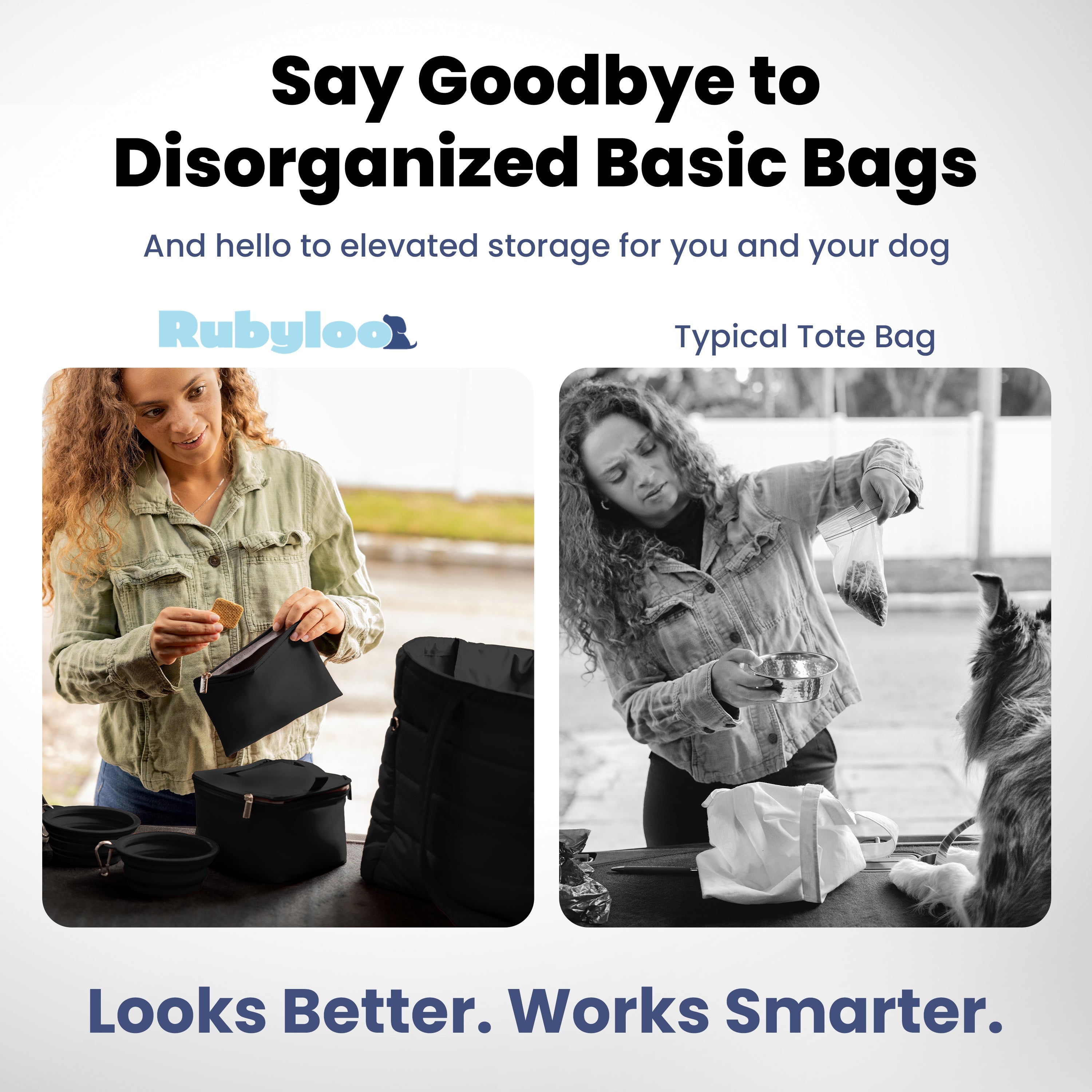 Explore Everyday puffer tote
