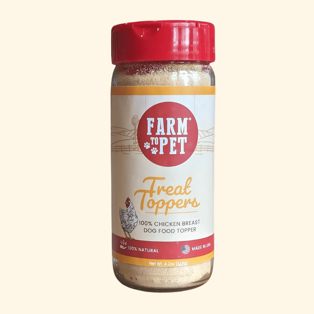 Farm to Pet Chicken Treat Topper – Single-Ingredient Dog & Cat Food Topper
