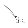 Hair cutting scissors with 'ZUCA' branding on a white background