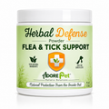 Herbal Defense Powder for flea and tick support by Adore Pet on a white background