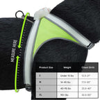 LED Light-Up Dog Harness – USB Rechargeable Reflective Adjustable Safety Vest