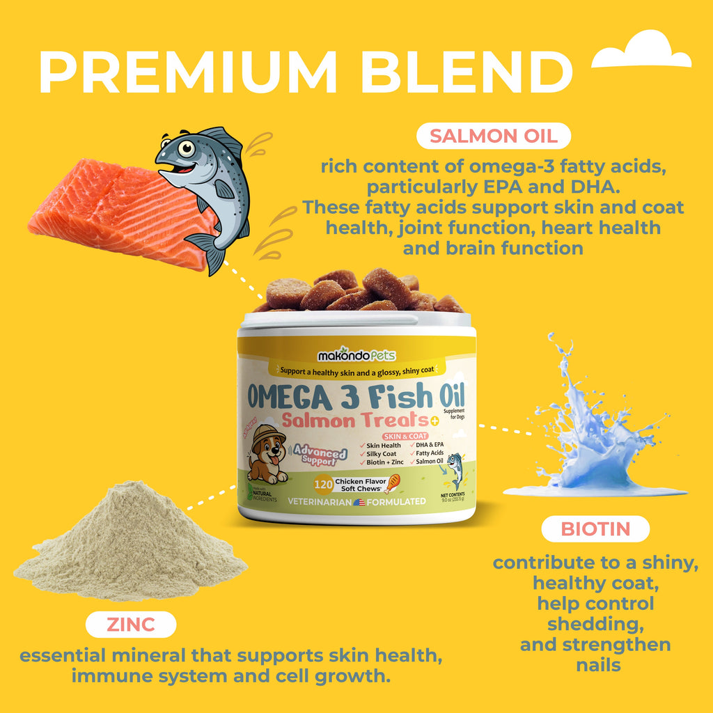 Omega 3 Fish Oil Salmon Treats 