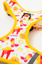 Yeehaw Dog Harness – Disco Cowgirl Print