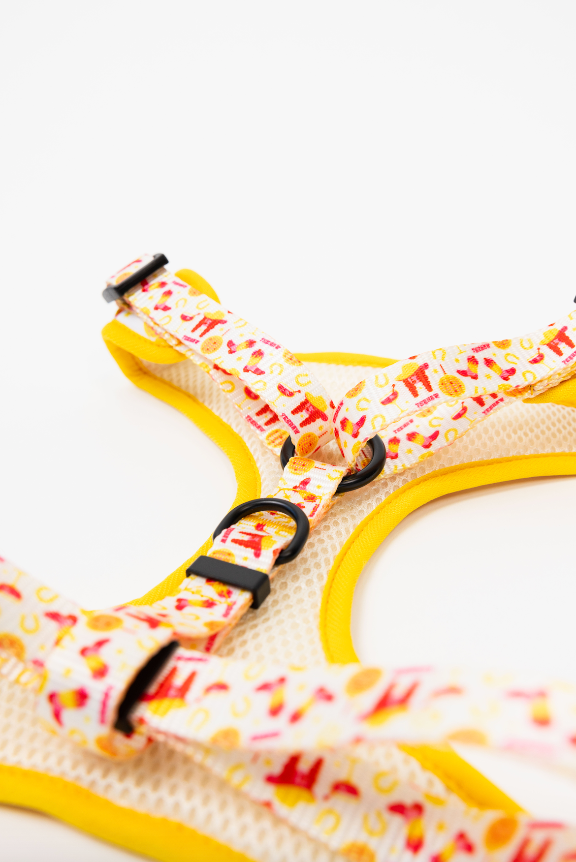 Yeehaw Dog Harness – Disco Cowgirl Print