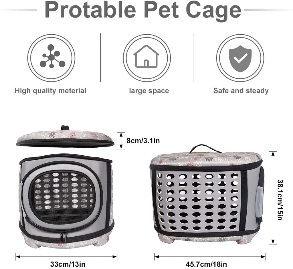 foldable carrier for puppy travel