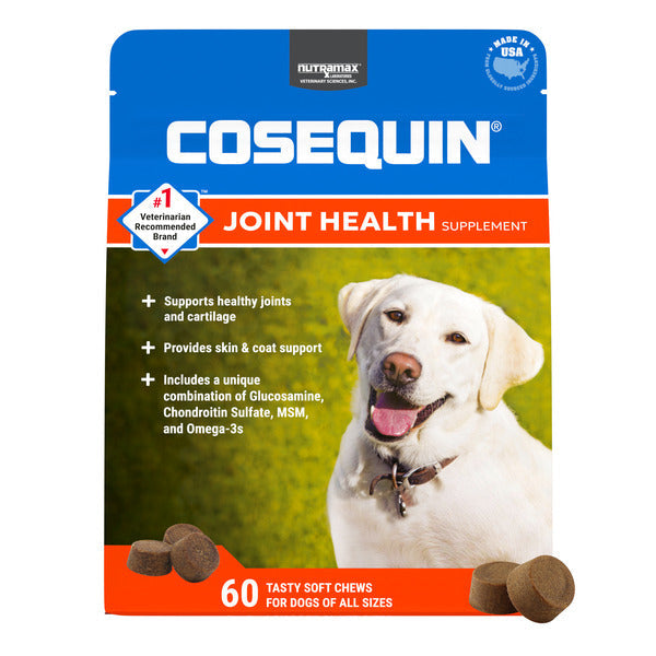 Cosequin soft chews with glucosamine and chondroitin for dog joint health