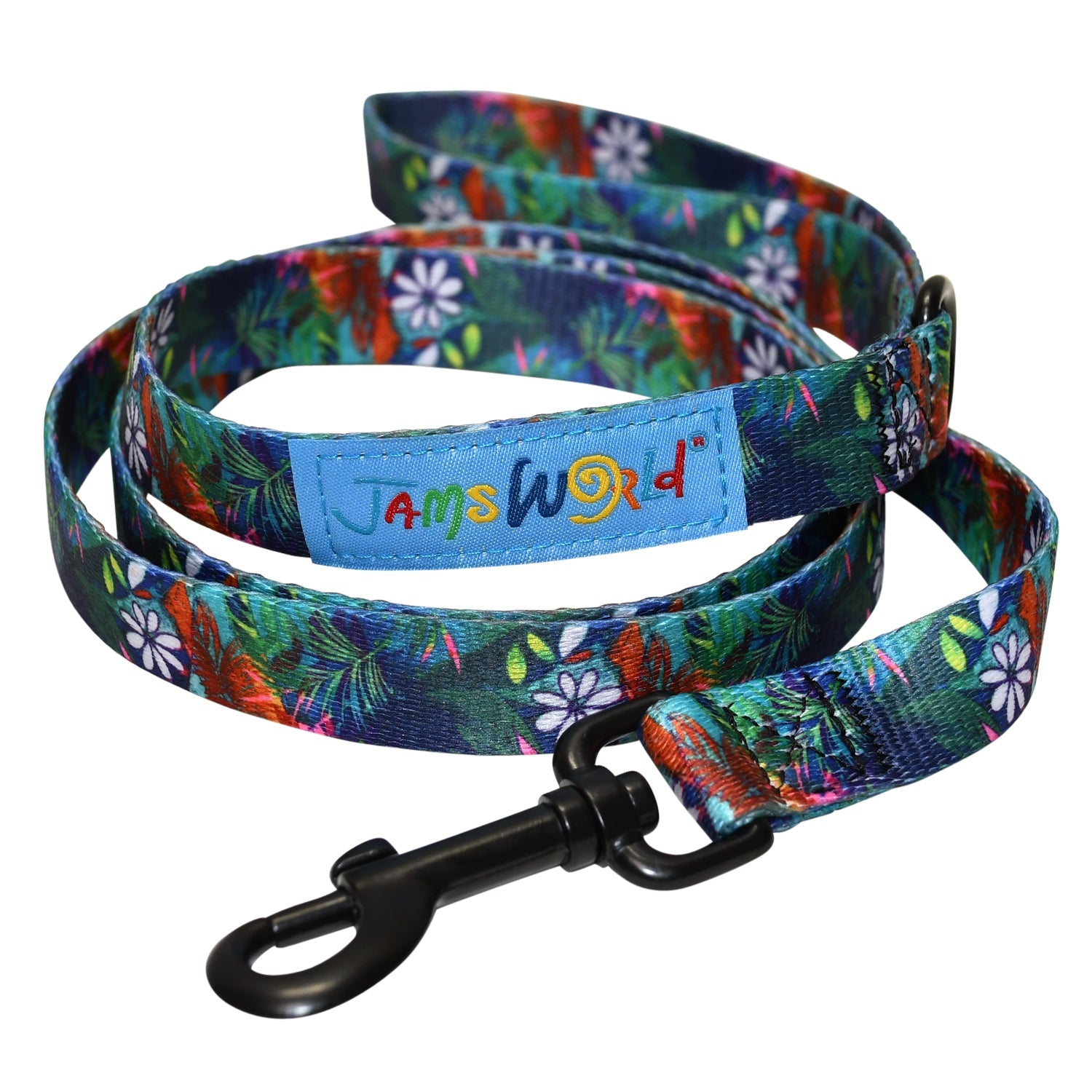 Colorful Dog Leash – Original Jams World Art | Durable & Water-Resistant Pet Leash