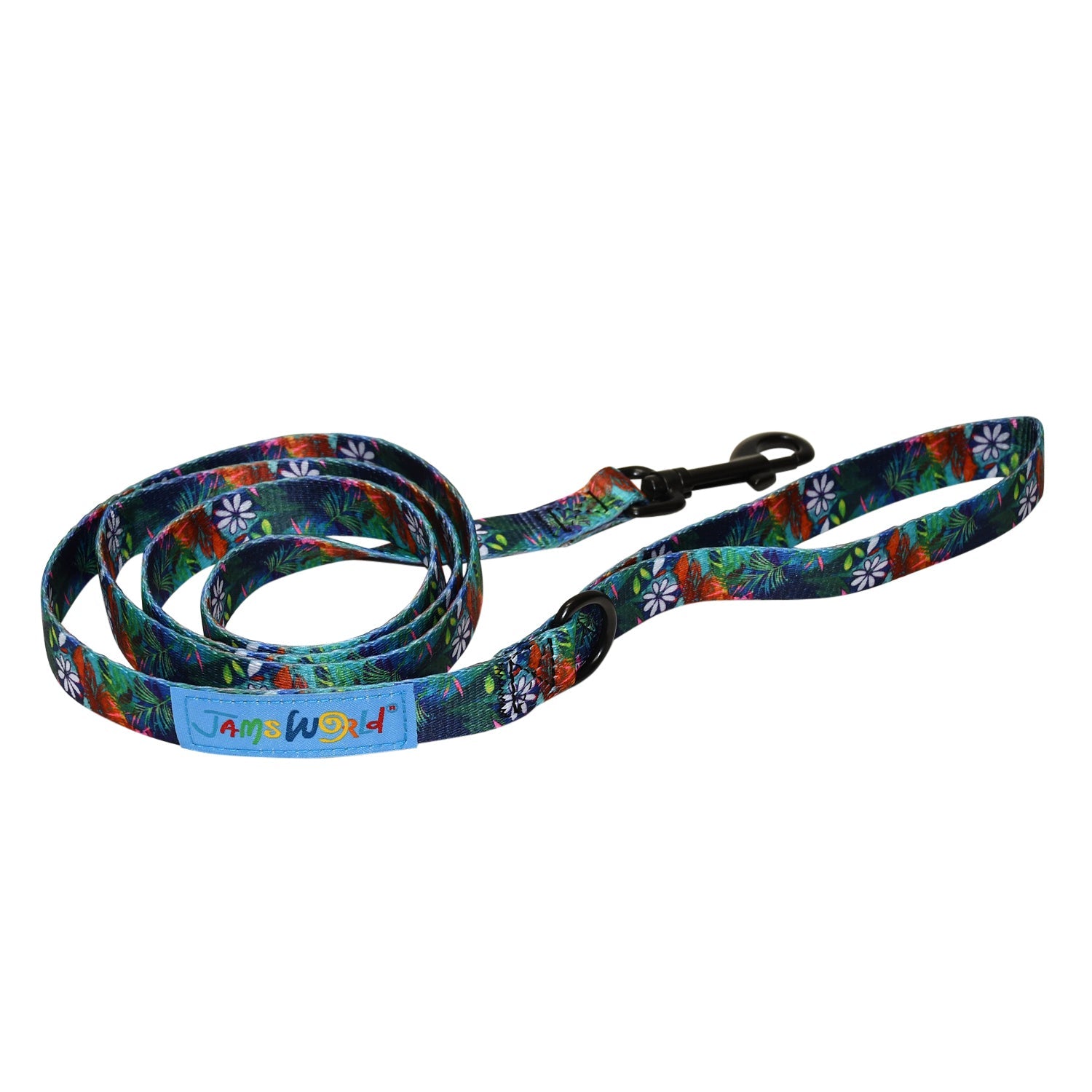 Colorful Dog Leash – Original Jams World Art | Durable & Water-Resistant Pet Leash