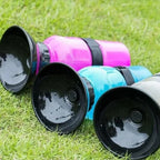 Explore dog water bottle with bowl
