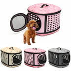 portable foldable dog cat carrier