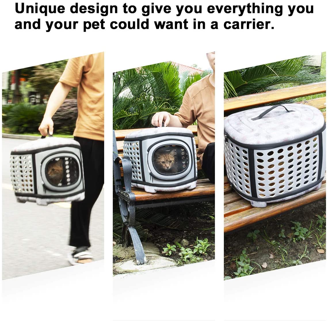 foldable travel bag dog carrier