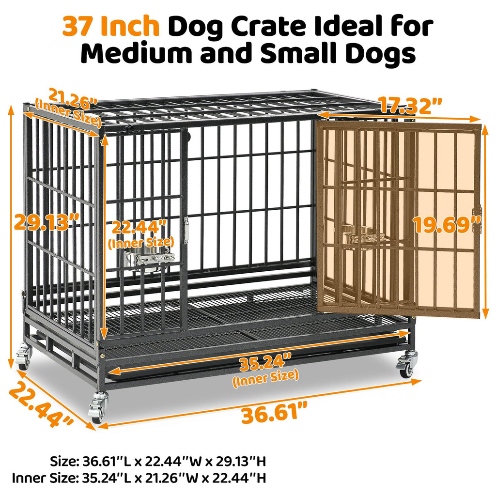 stackable metal dog kennel