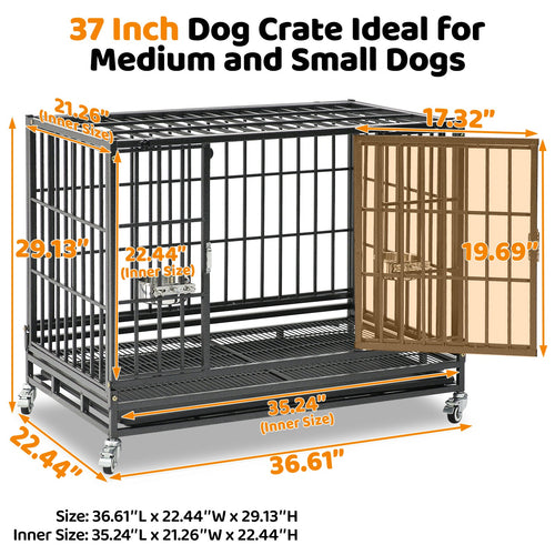stackable metal dog kennel