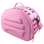 pink designer travel carrier small dogs